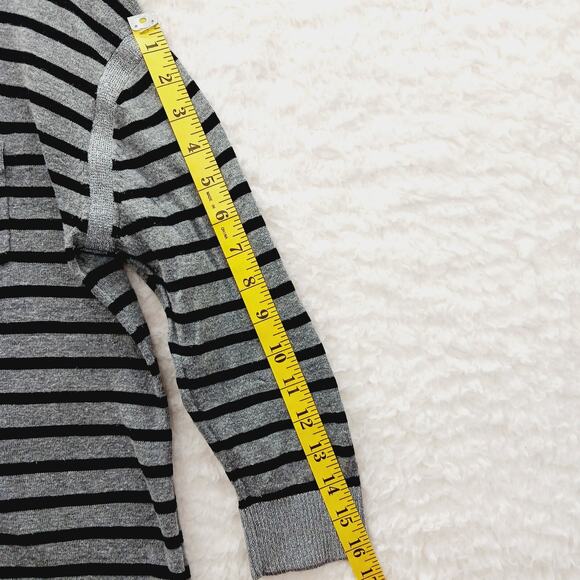 Sweater Women Size M Chiffon Hem Metallic Whimsycore Officecore Calvin Klein - Picture 11 of 16